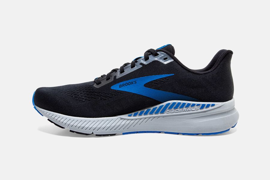 Brooks Launch GTS 8 Road Running Shoes - Mens - Black/Grey/Blue - GP3491820